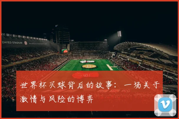 世界杯买球背后的故事：一场关于激情与风险的博弈
